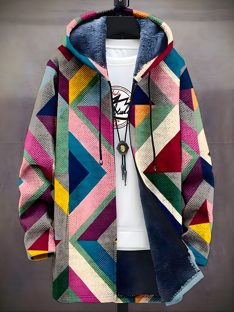 Callie™ - Luxurious Art-Inspired Zip-Up Hoodie