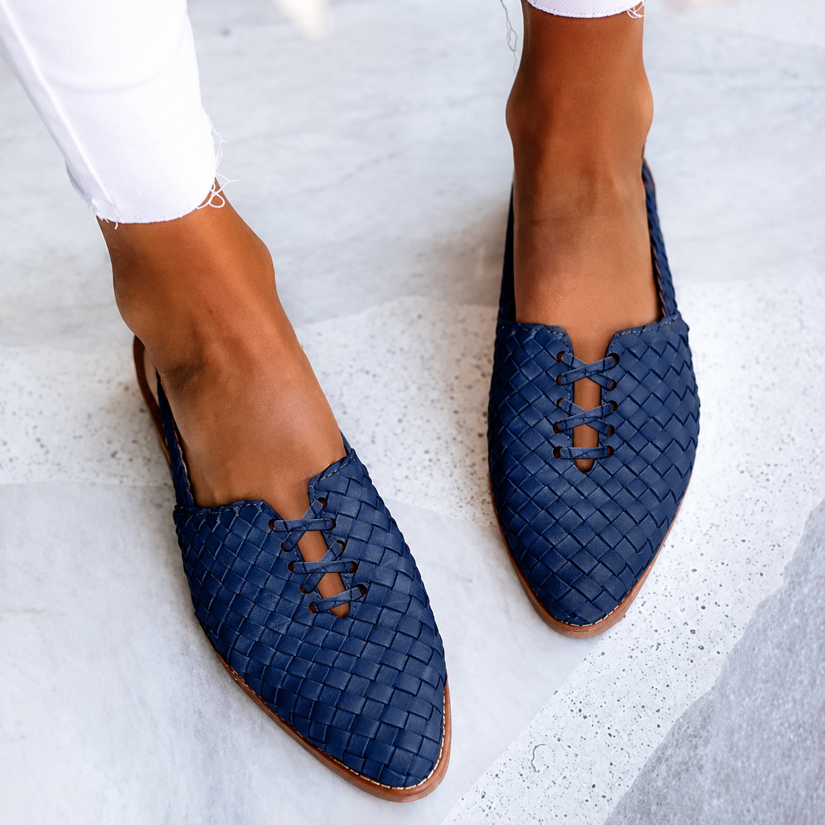 Aurora | Woven-Style Comfort Loafers