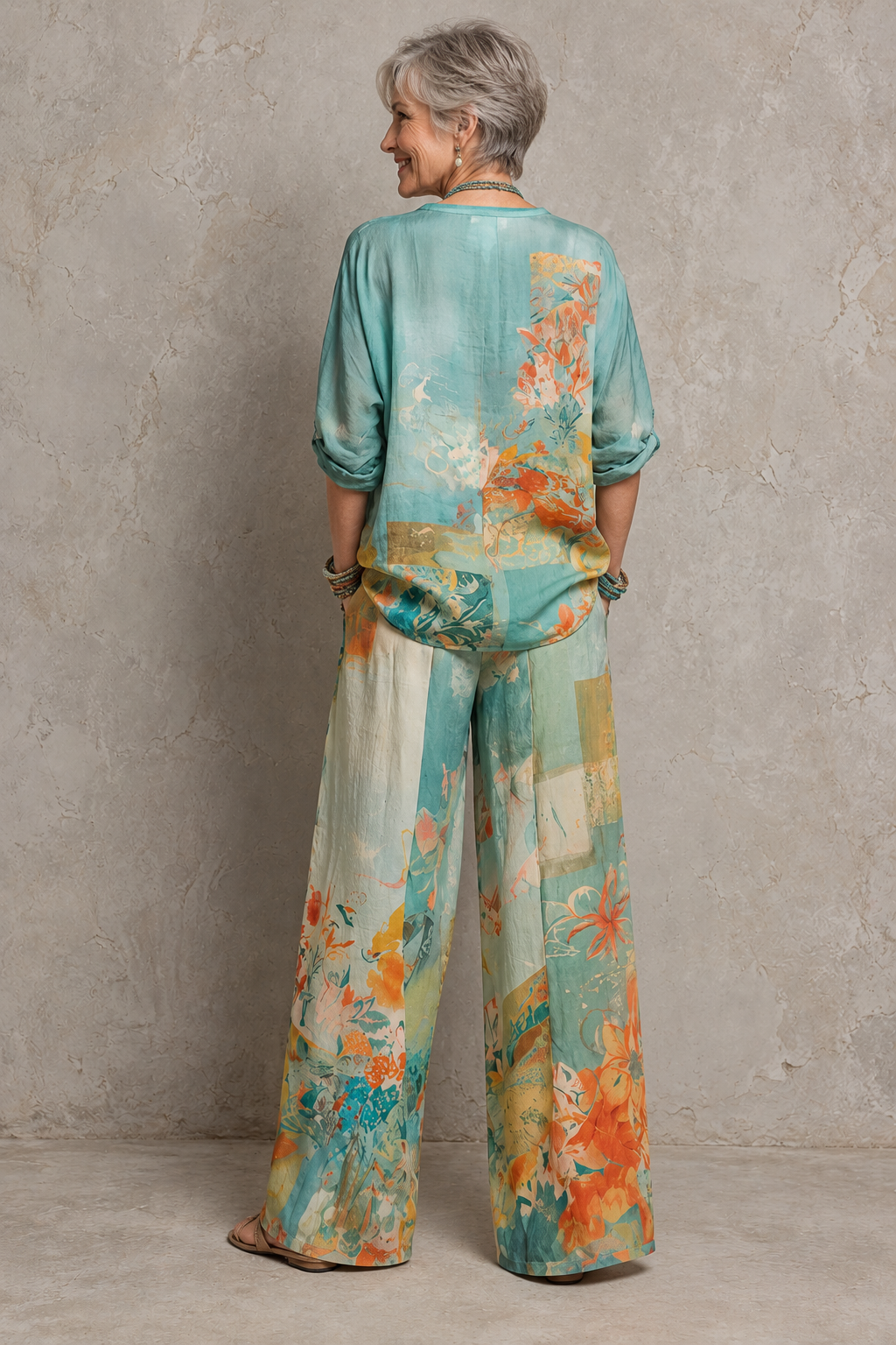 Hilda | Comfort Floral Two-Piece Set