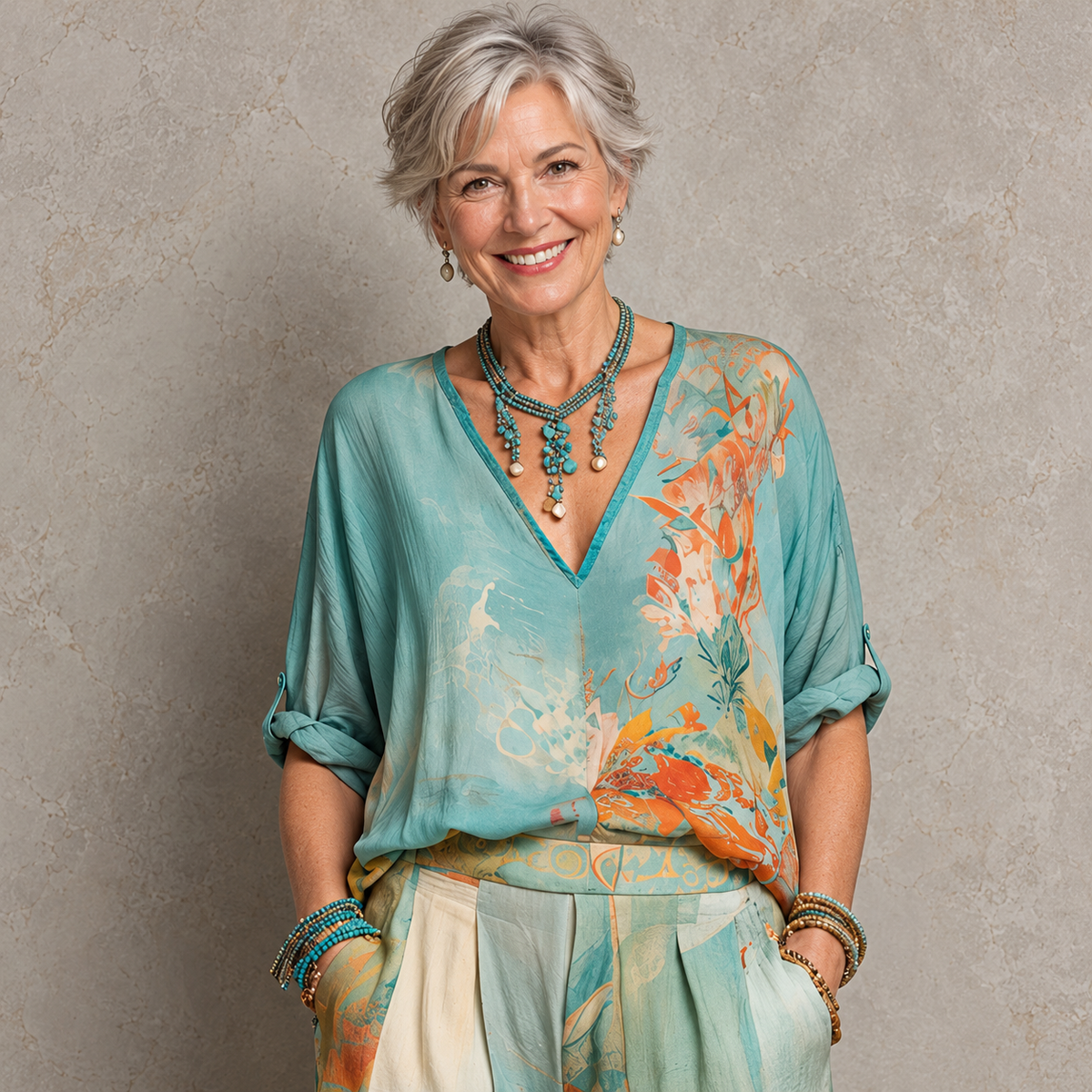 Hilda | Comfort Floral Two-Piece Set