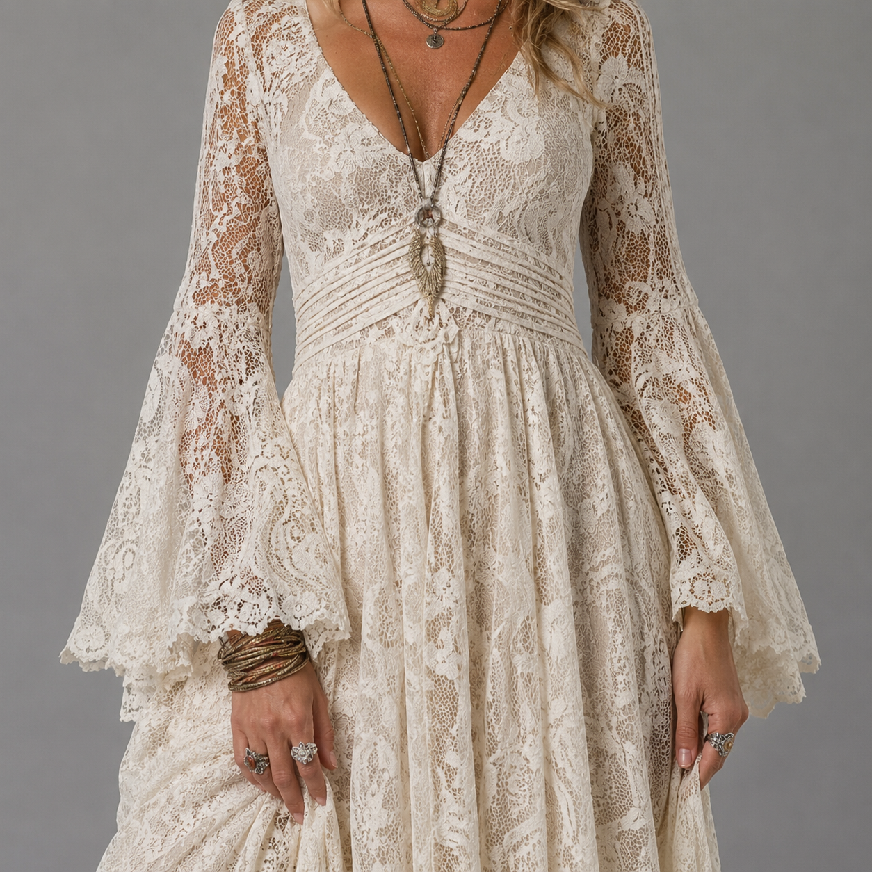 Lois™ | Comfortable Vintage Mermaid Maxi Dress