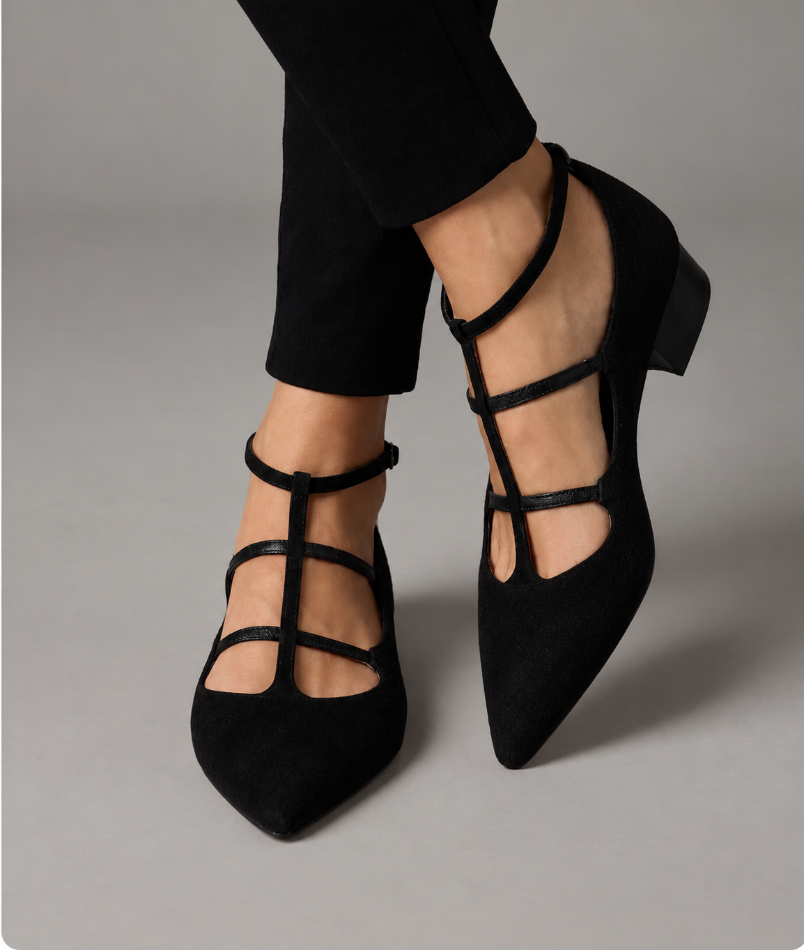 Bridget | Leopard-Print Strappy Heels