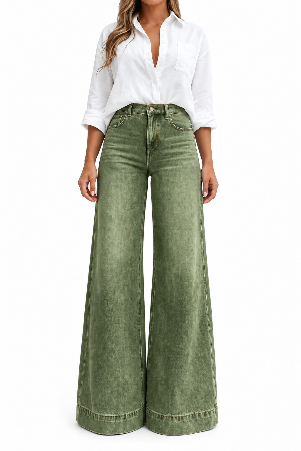 LUCIA™ | High-Waisted Wide-Leg Jeans for Women