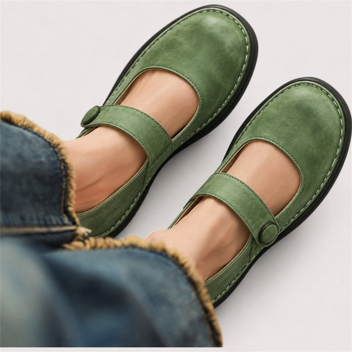 Mavis Orthopaedic Cushioned Mary Jane Shoes