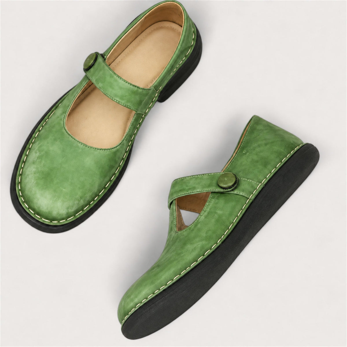 Mavis Orthopaedic Cushioned Mary Jane Shoes