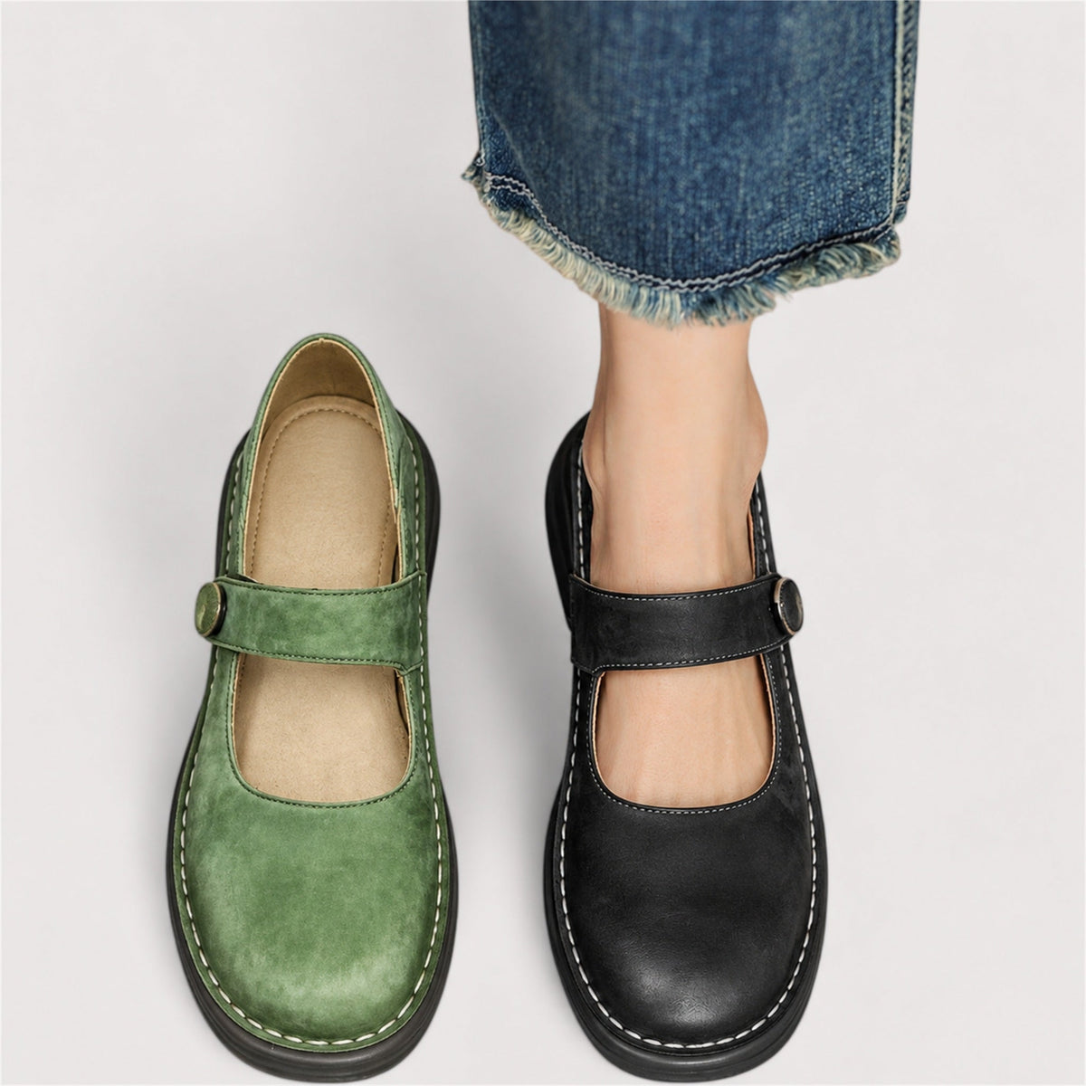 Mavis Orthopaedic Cushioned Mary Jane Shoes