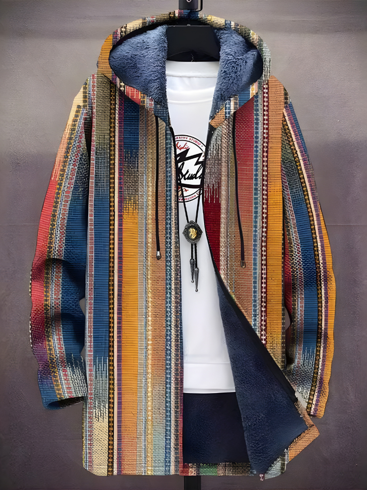 Kayden™ - Luxurious Art-Inspired Zip-Up Hoodie