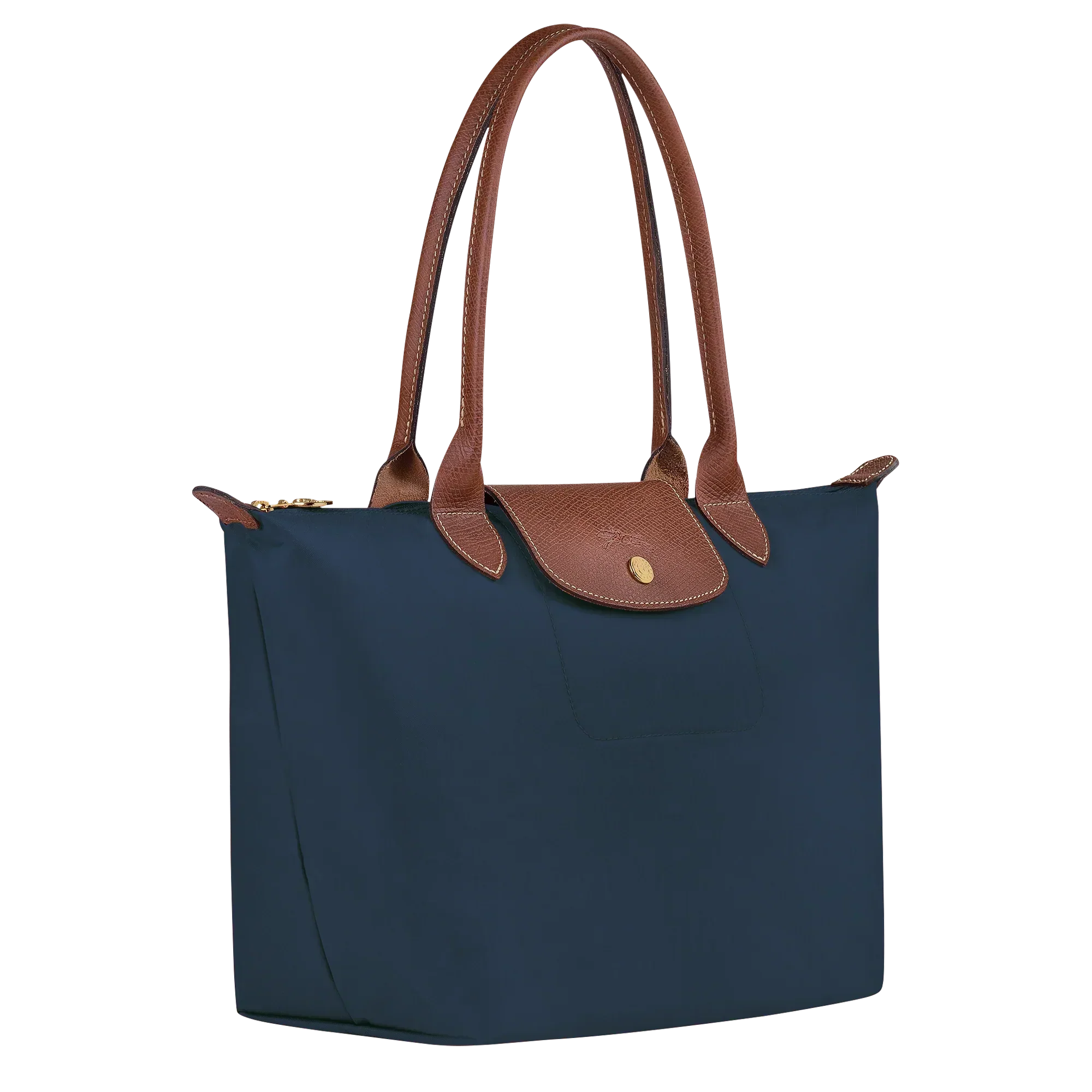 Madeleine | Medium Foldable Tote Bag Navy Blue