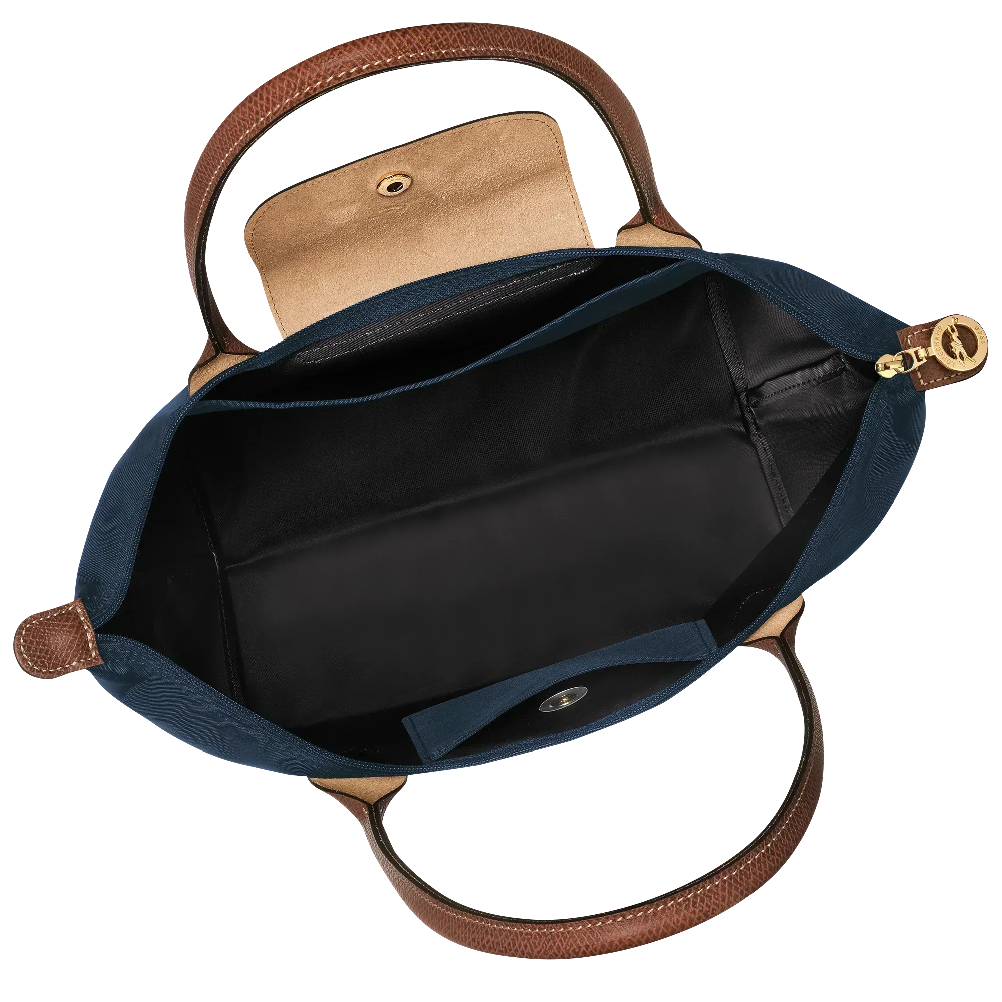 Madeleine | Medium Foldable Tote Bag Navy Blue