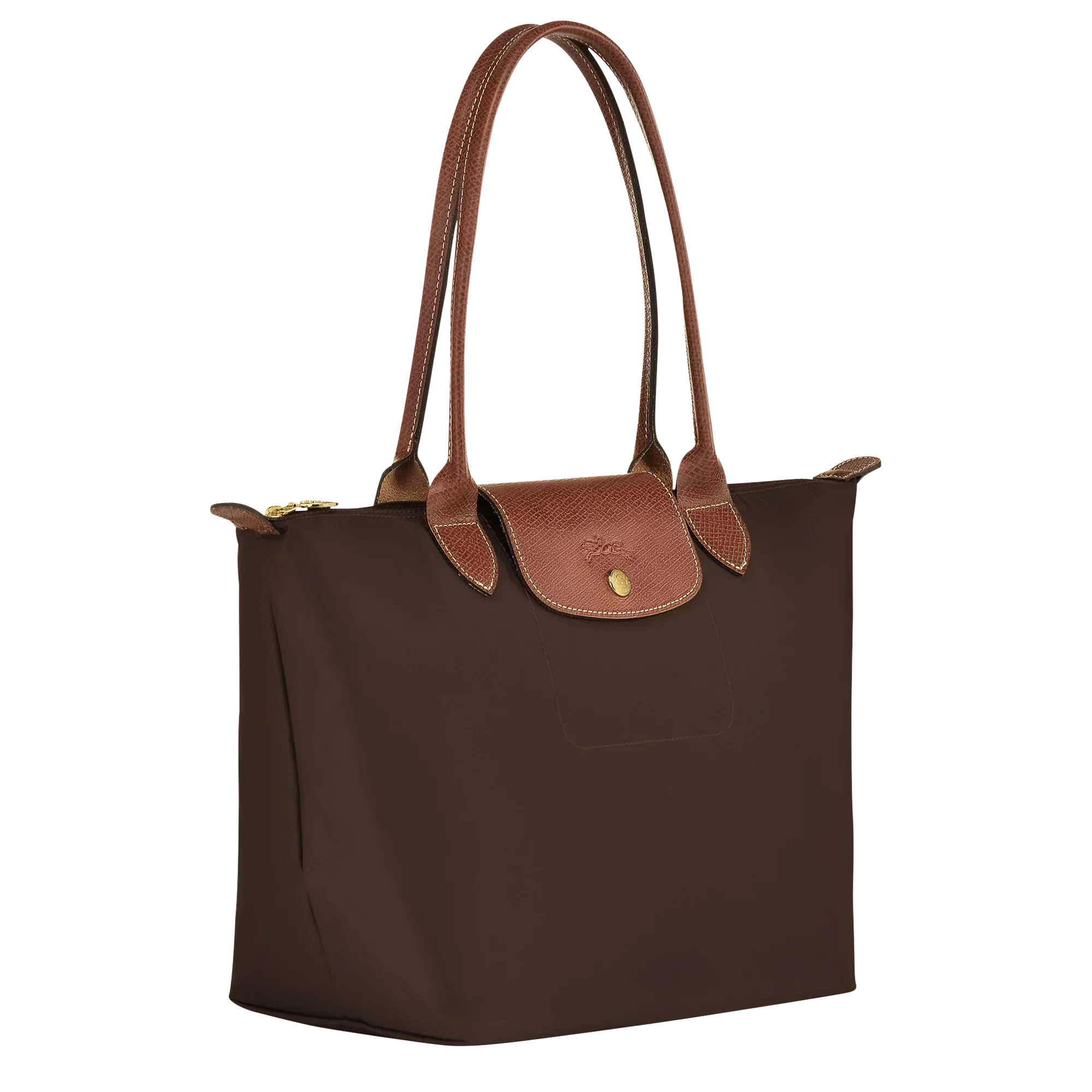 Madeleine | Medium Foldable Tote Bag in Ebony