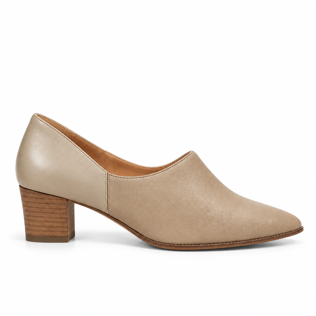 Roslyn women's pointed block-heel comfort pumps