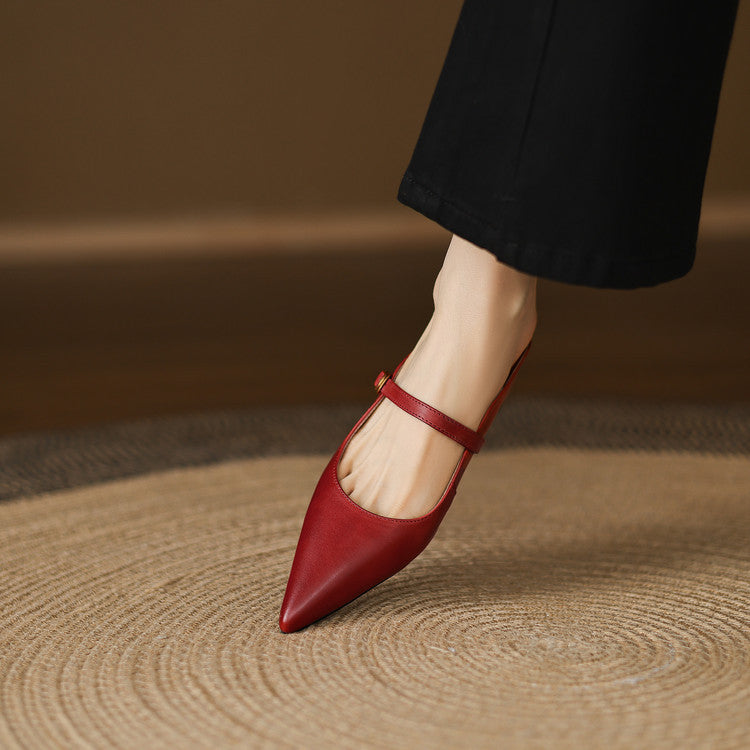 Neok – Sleek Pointed Mules
