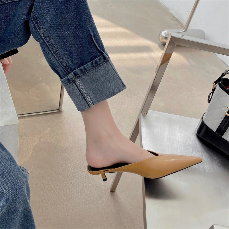 Solace – Polished Pointed Mules