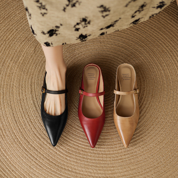 Neok – Sleek Pointed Mules