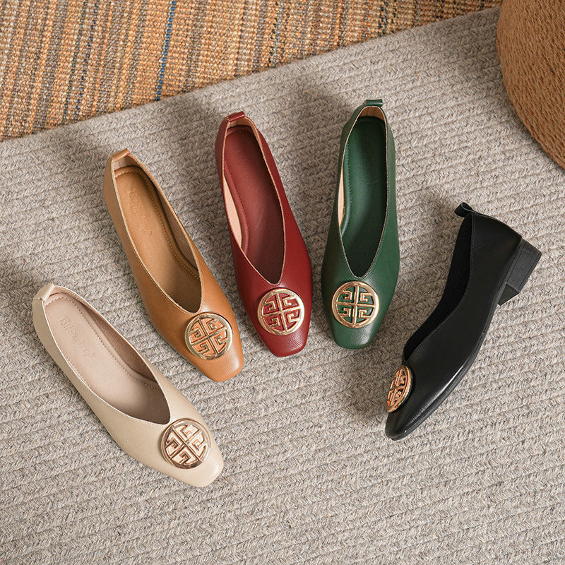Orchard™ | Comfortable Square-Toe Flats