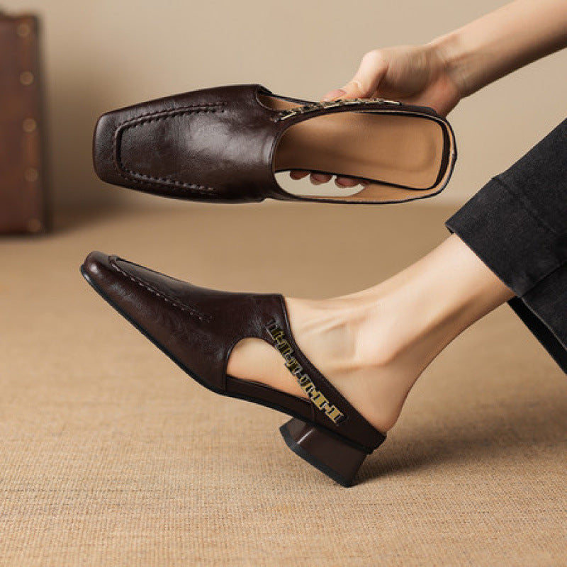 Vyla | Chain Detail Mules