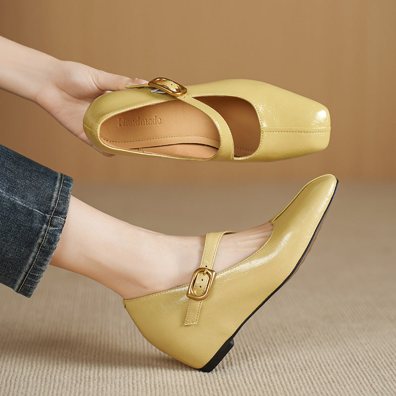 Viora | Mary Jane Wedge Heels