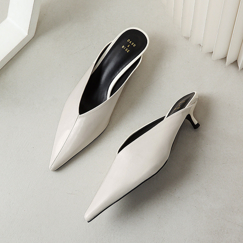 Solace – Polished Pointed Mules