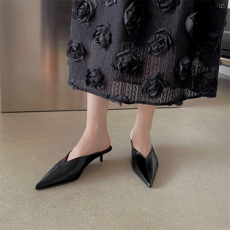 Solace – Polished Pointed Mules