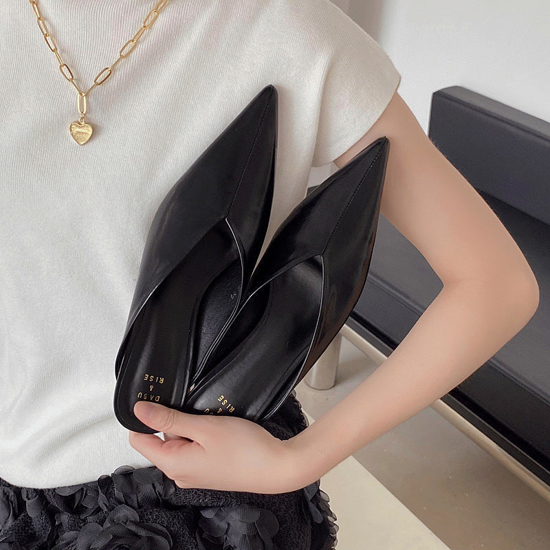 Solace – Polished Pointed Mules