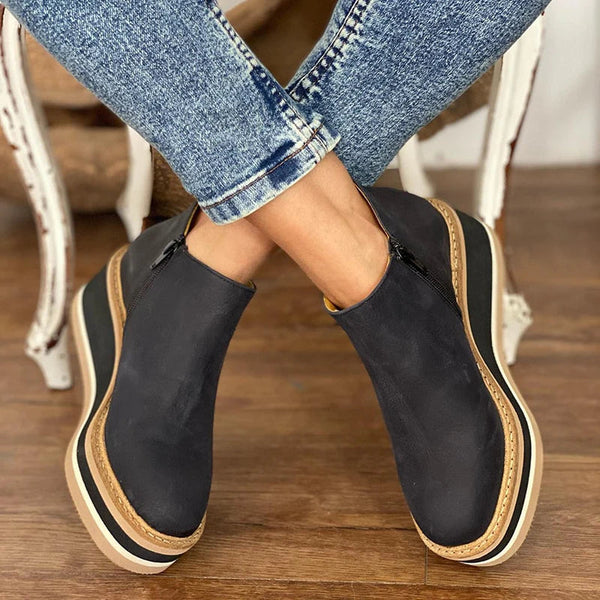 Kamala™ Casual Wedge Ankle Boots