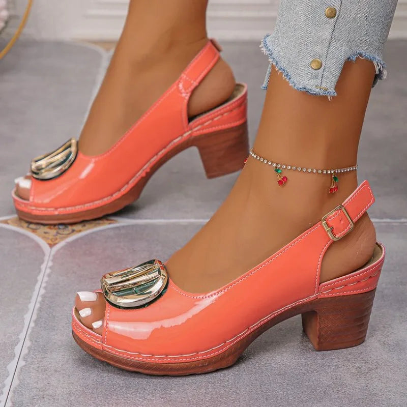 Adelaide in Orange Red