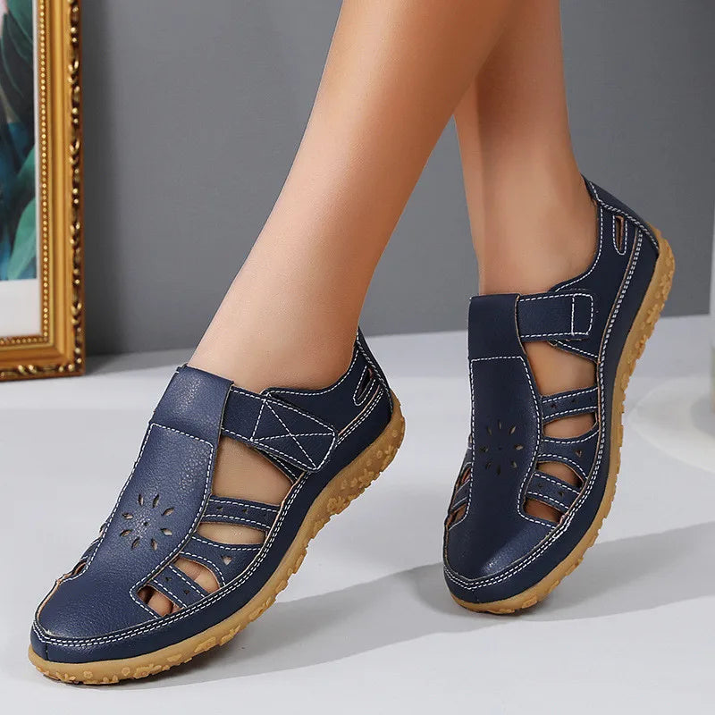 Maude Orthopaedic Closed-Toe Cut-Out Walking Sandals