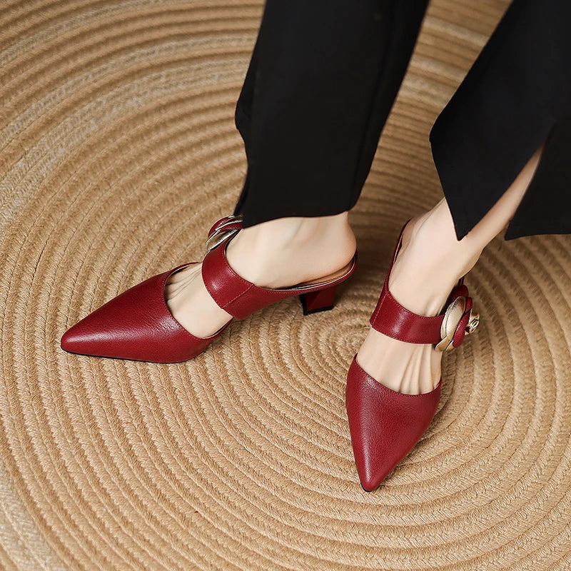 Garnet – Romantic Statement Mules