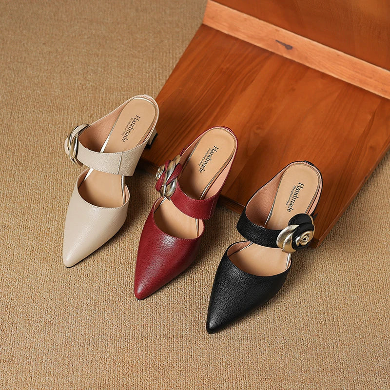 Garnet – Romantic Statement Mules