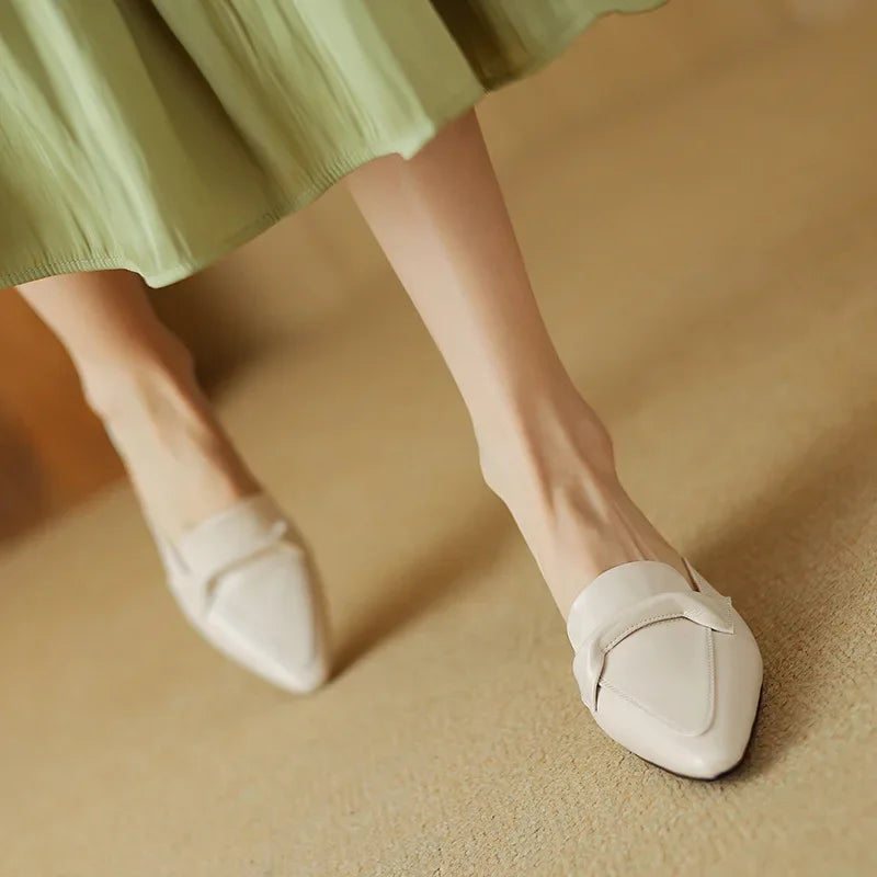 Alaya – Modern Heeled Mules