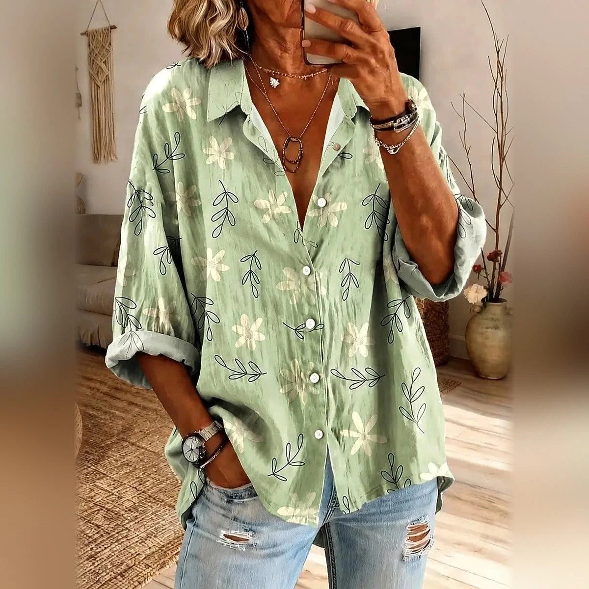Gwendolyn in Sage Floral
