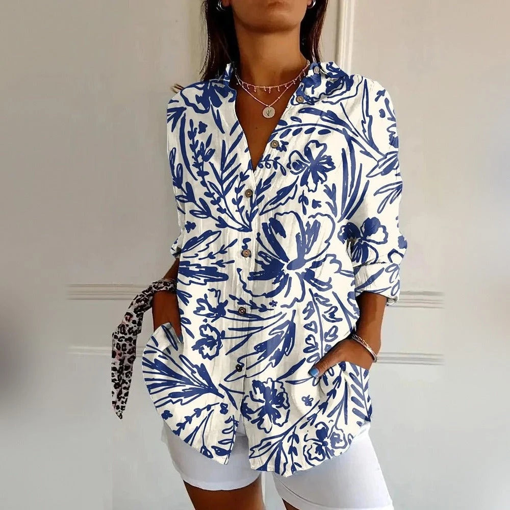Bronwyn in Cobalt Botanical