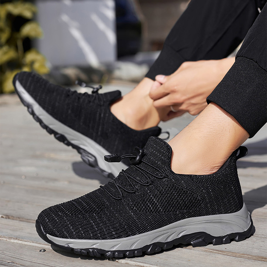 Vicki – Orthopaedic Knit Toggle-Lace Sneakers