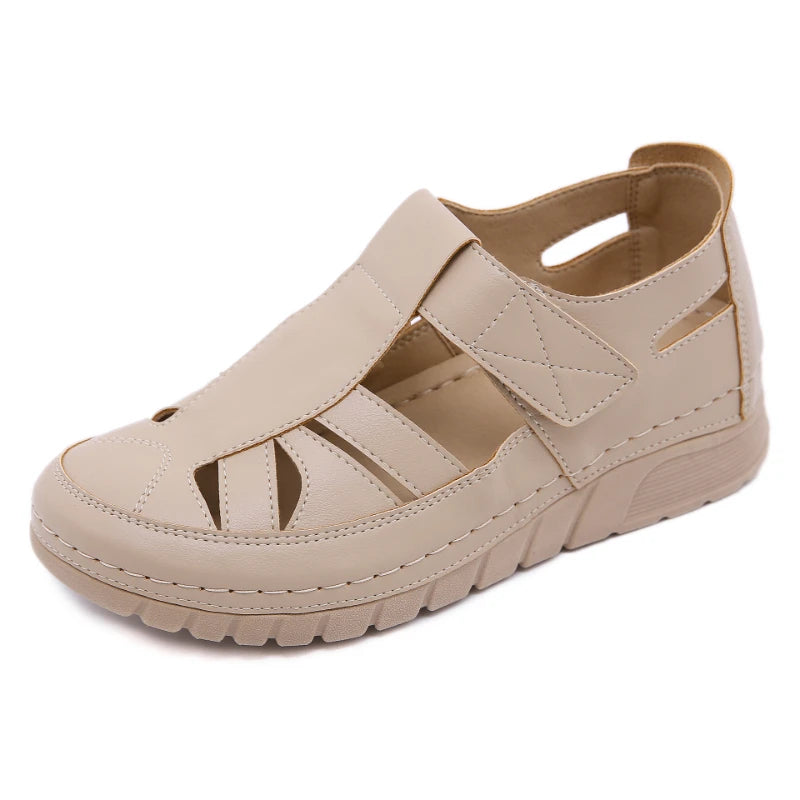 Lorelei Comfort Orthopaedic Sandals in Apricot