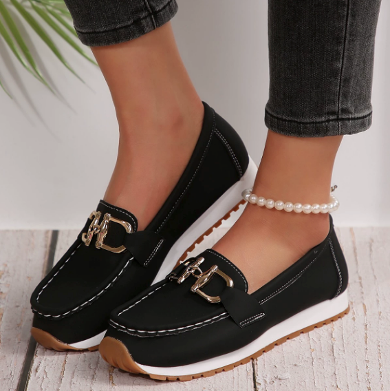 Estelle | Orthopedic Buckle Loafers