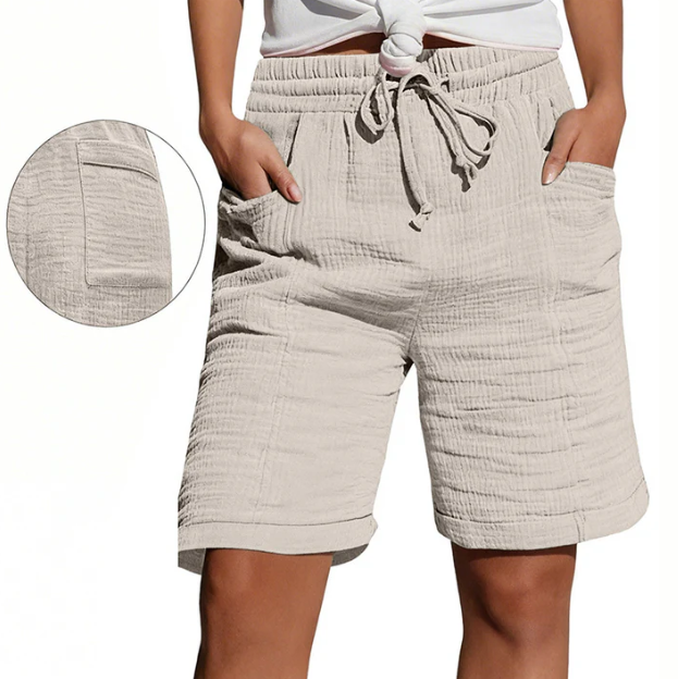 Anna | Comfortable Bermuda Shorts with Elastic Waistband