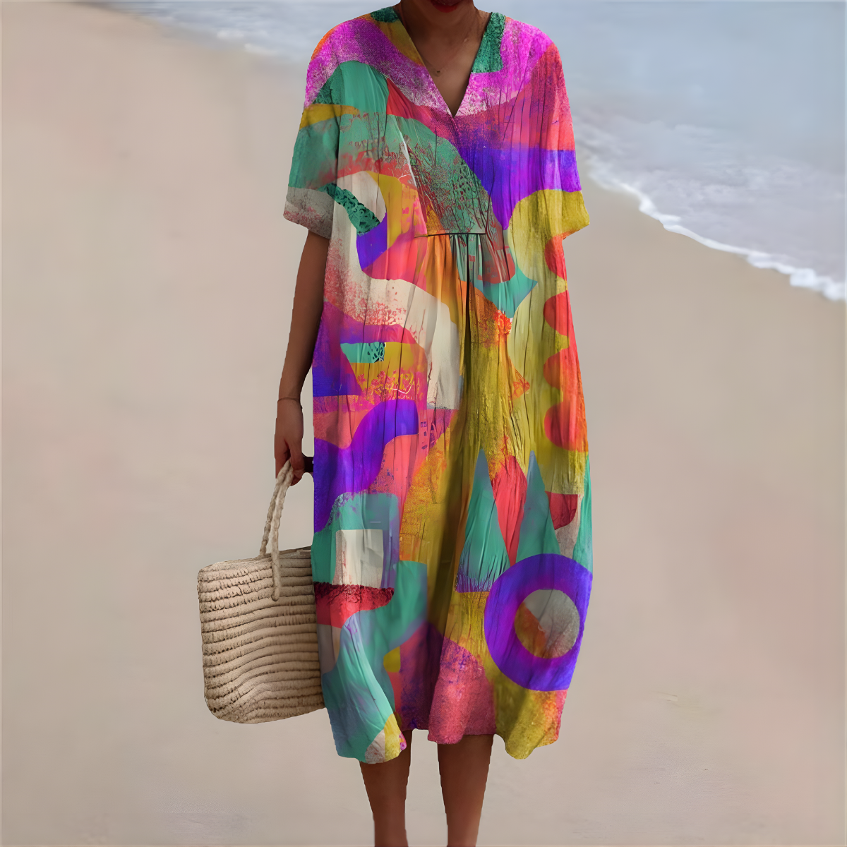 Karina™ | Abstract Summer Dress