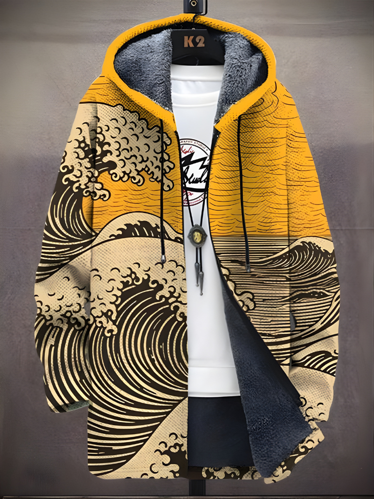 Xavier™ - Luxurious Art-Inspired Zip-Up Hoodie