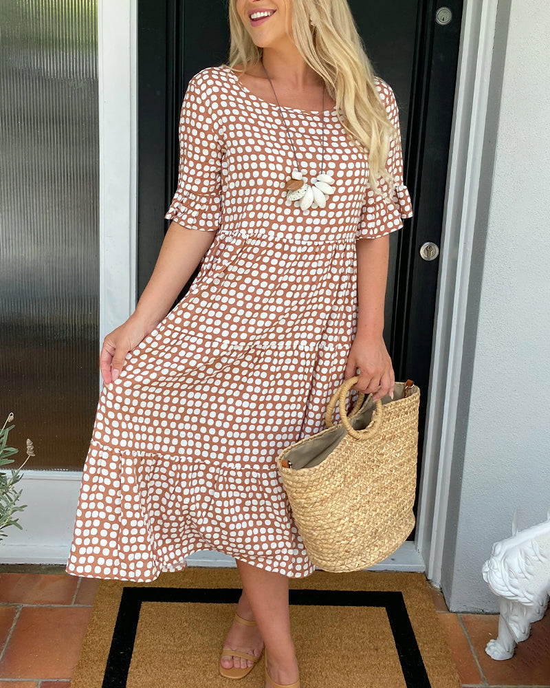 Phoebe | Feminine polka dot summer dress