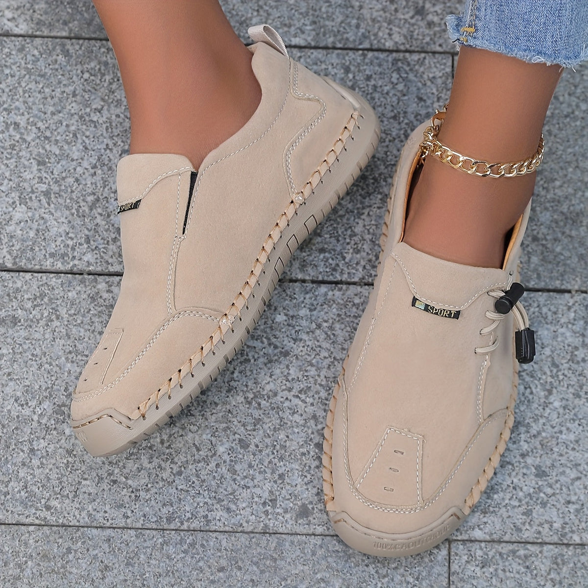 Polly – Orthopaedic Toggle-Lace Slip-On Shoes