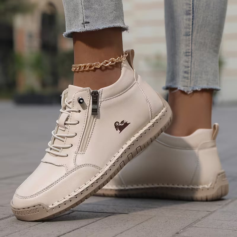 Marian – Orthopaedic Side-Zip Stitched Sneakers