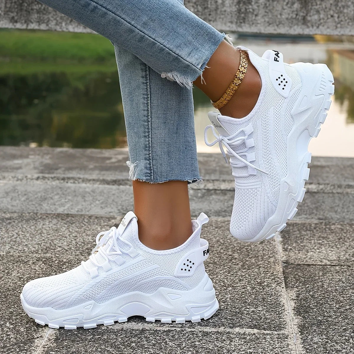 ANNIE™ WOMEN'S BREATHABLE KNIT SNEAKERS