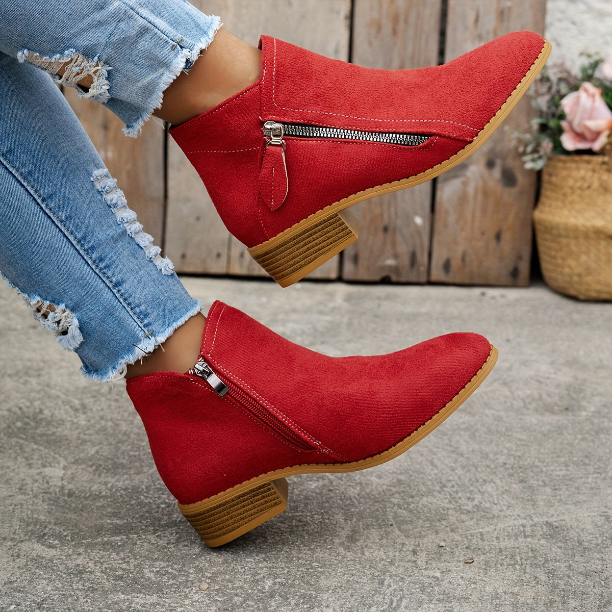 Susannah – Orthopaedic Side-Zip Ankle Boots