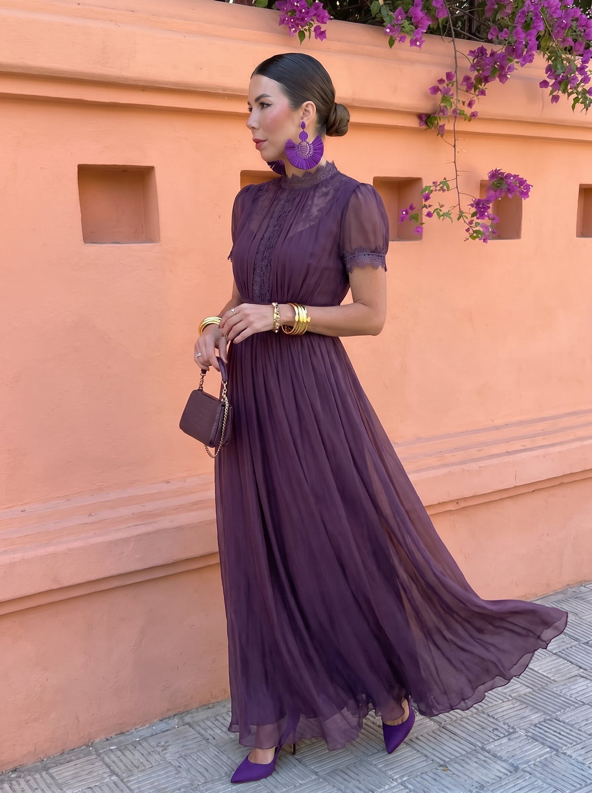Cayetana™ | Tummy Flattering Long Dress
