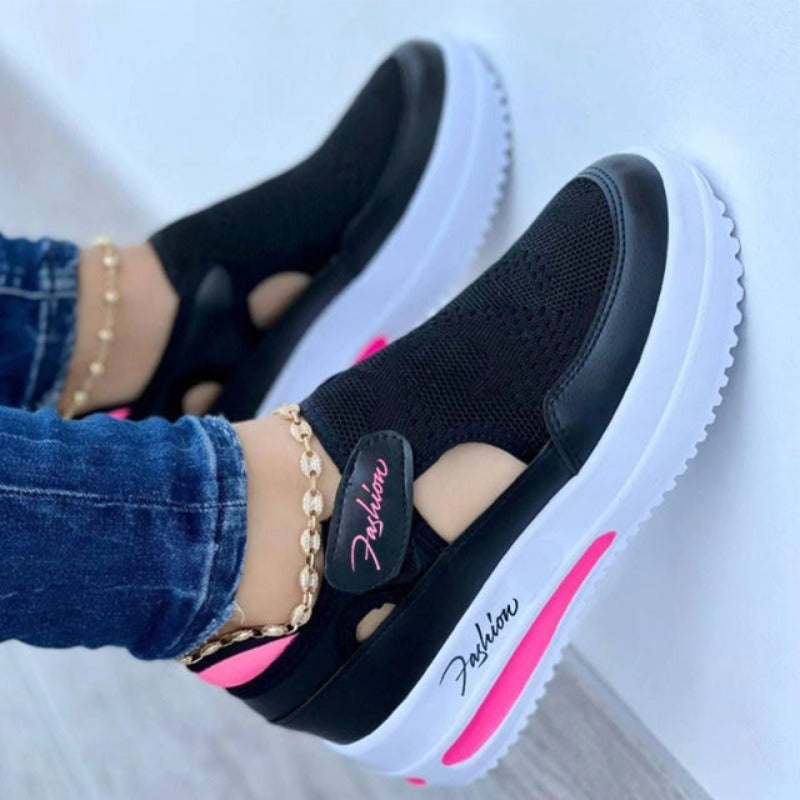 Vanessa – Orthopaedic Platform Slip-On Sneakers