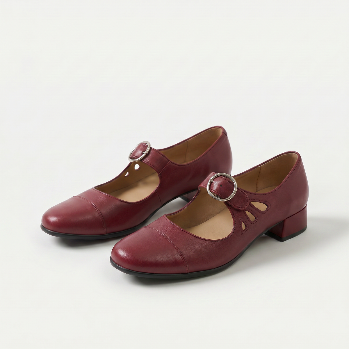 Tania – Orthopaedic Mary Jane Block Heel Shoes