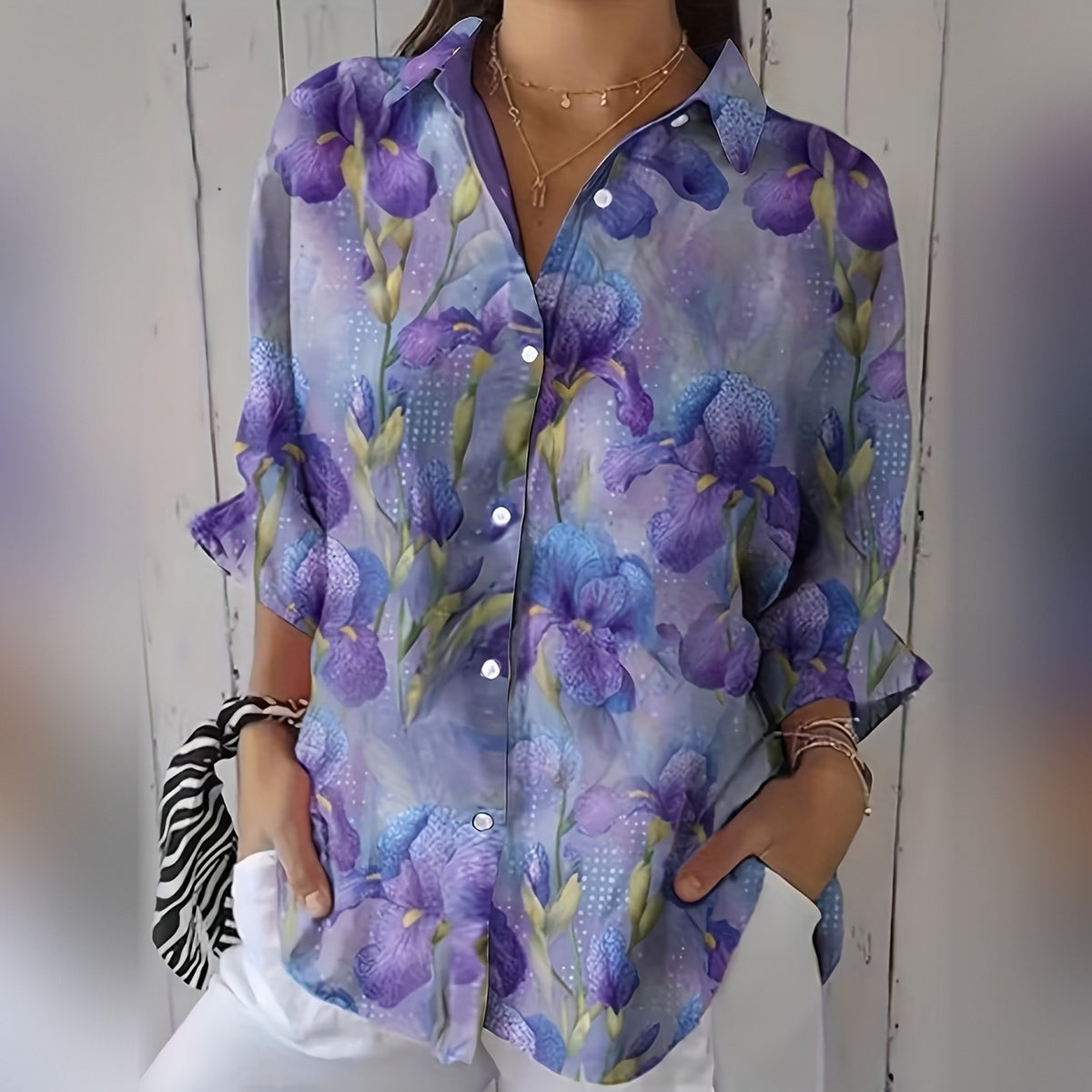 Dulcie in Purple Iris