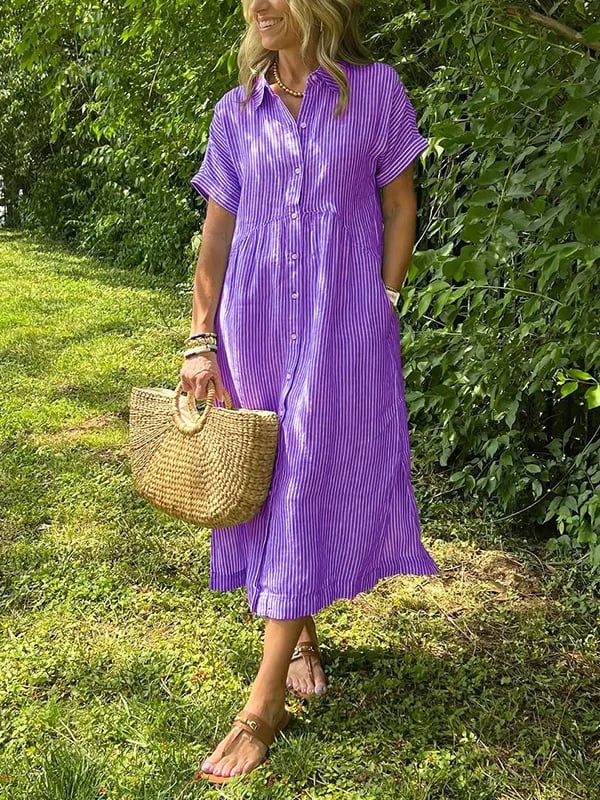 Irma dress in purple