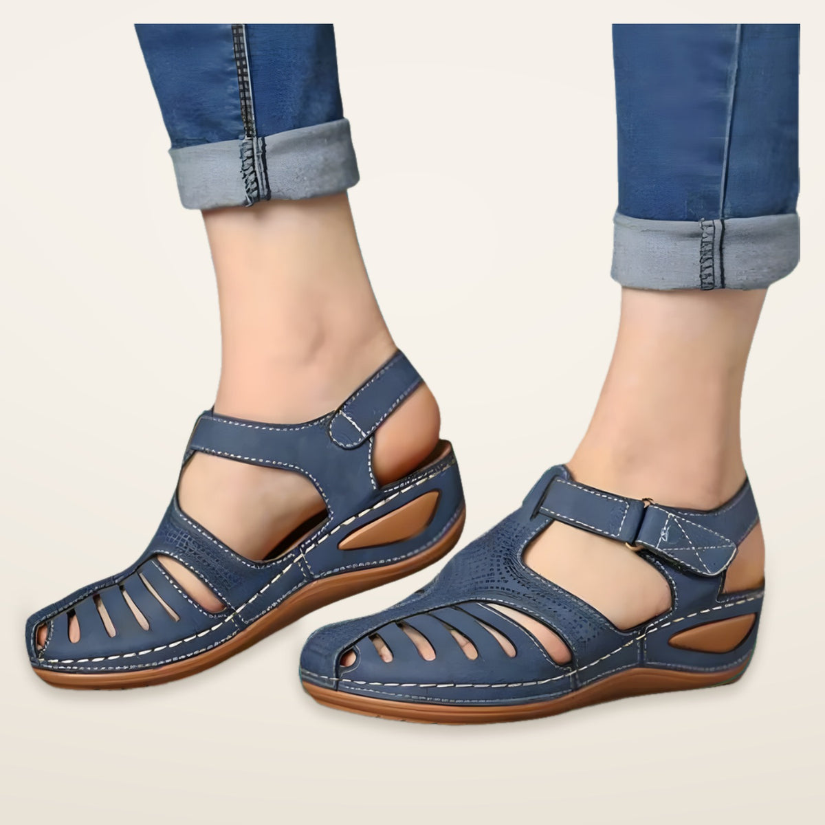 Marianna Women's Orthopaedic Closed-Toe Wedge Sandals