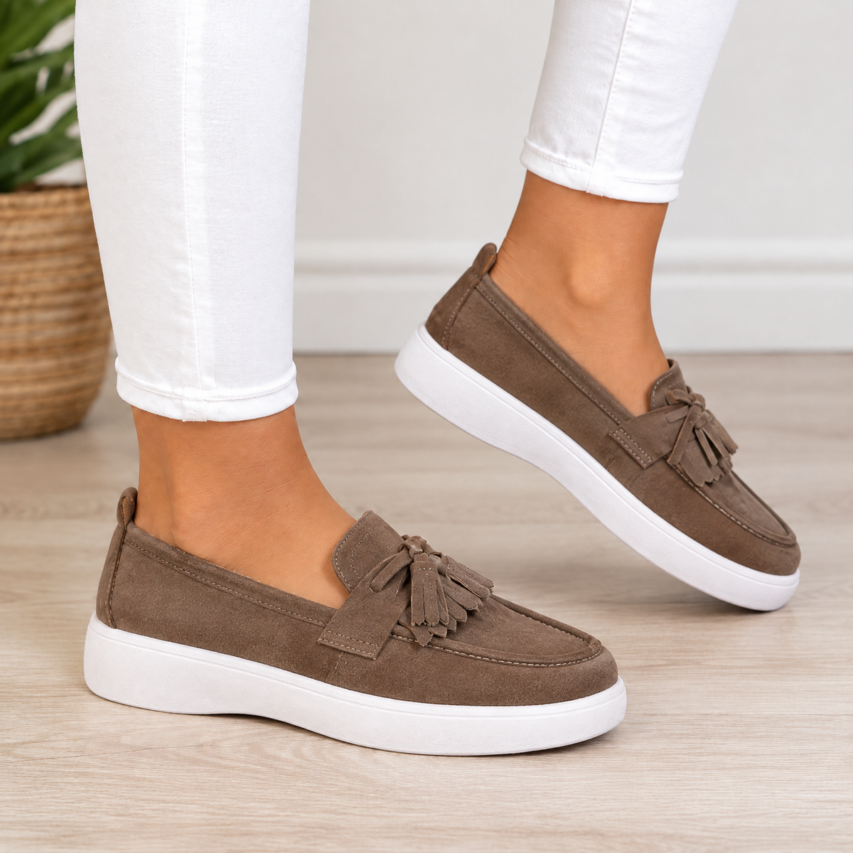Hazel Orthopedic Comfort Loafers - Brown